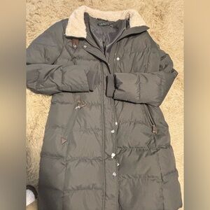 Ralph Lauren Dark Gray Puffer Coat